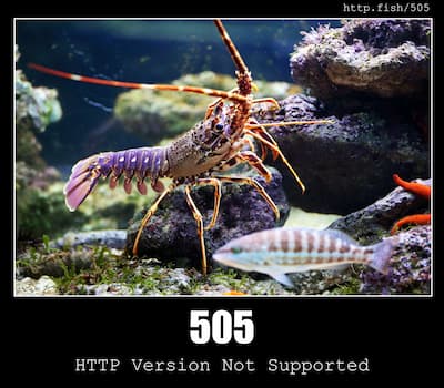 505 HTTP Version Not Supported & Fish