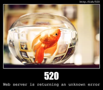 520 Web server is returning an unknown error & Fish
