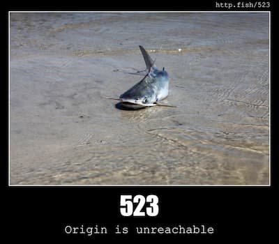 523 Origin is unreachable & Fish